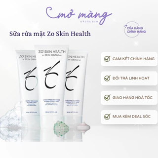 Sữa rửa mặt Zo Gentle Cleanser / Hydrating Cleanser/ Exfoliating Cleanser làm sạch sâu 200ml