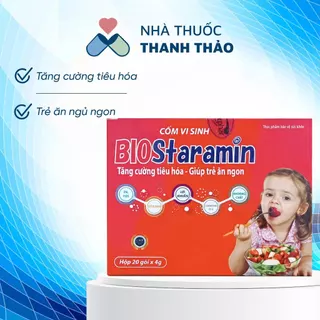 Cốm Vi Sinh BIOSTAR AMIN Giúp Bổ Sung Vi Khuẩn Có Ích, Hỗ Trợ Cân Bằng Hệ Vi Sinh Đường Ruột - Hộp 20 gói