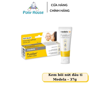 Kem nứt đầu ti Medela Purelan 37g, chiết xuất mỡ cừu, kem bôi và chăm sóc núm ti an toàn cho mẹ