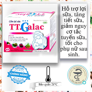 Cốm lợi sữa TT.Galac Traphaco hỗ trợ lợi sữa, tăng tiết sữa, giảm nguy cơ tắc tuyến sữa (20 gói x 3g)