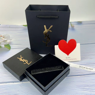 Set túi hộp đựng son YSL. Slim, Tint 11,5*8,5*5, Set túi hộp đựng son YSL. Slim kèm nơ