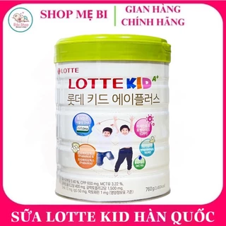 Sữa Bò Lotte Kid A+ Giúp Phát Triển Chiều Cao Lon 760g Bổ Sung Canxi Giúp Ổn Định Hệ Tiêu Hóa Của Bé