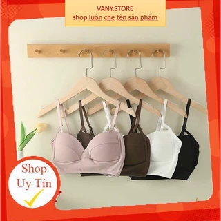 Áo Bra Cotton 2 Dây Mút Liền Siêu Nhẹ mềm mại thoáng mát tôn vòng 1 gợi cảm mã BRA26