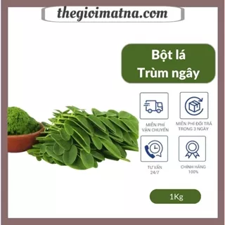 [Túi 1kg] Bột Lá Chùm Ngây Nguyên Chất 100% -thegioimatnaa