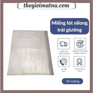 🐙(50m) Miếng lót nilong trải giường tắm trắng dùng 1 lần cho Spa