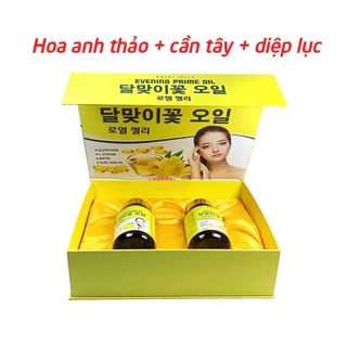 VIÊN TINH DẦU HOA ANH THẢO SỮA ONG CHÚA HỘP CỨNG 60 VIÊN ( 2 LỌ * 30 VIÊN )