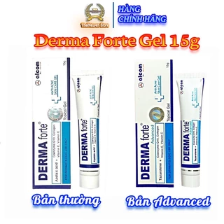 Gel Giảm Mụn, Ngừa Thâm Derma Forte 15g - Bản Thường / Advanced - Giảm Mụn Trứng Cá, Ngừa Thâm, Mờ Sẹo