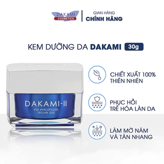 Kem dưỡng mờ thâm nám Dakami II - Hỗ trợ làm trắng da, ngăn ngừa sạm nám, tàn nhang, giúp da căng bóng, đều màu hộp 30G