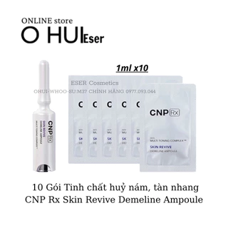 [MỚI] 10 Gói Tinh chất huỷ nám, tàn nhang dưỡng trắng da CNP Rx Skin Revive Demeline Ampoule_Eser