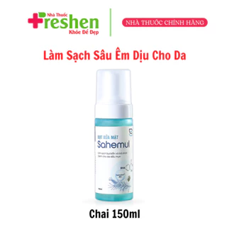 Bọt Rửa Mặt Làm Sạch Sâu Êm Dịu Cho Da Sahemul 150ml - Dùng cho da dầu mụn