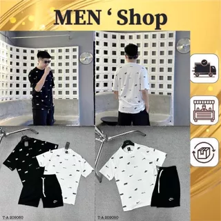 [SẴN]  Bộ Quần áo Nam Chất Cotton Cao Cấp Siêu Đẹp - Bộ Nam Ni.ke In Chữ Cực Đẹp