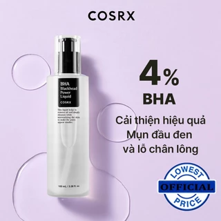 Nước cân bằng COSRX BHA hỗ trợ làm giảm mụn đầu đen dung tích 100ml