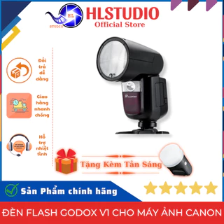 Đèn Flash Godox V1 Cho máy ảnh Canon HL Studio