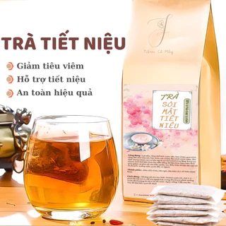 Trà hỗ trợ viêm đường tiết niệu thảo dược ngừa tiểu đêm tiểu rát mát gan bổ thận trong 7 ngày