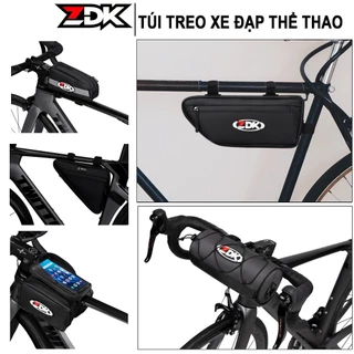 Túi Xe Đạp ZDK, Túi Đựng Đồ Treo Sườn Xe Đạp Đa Năng Vải Da Simili Cao Cấp Nhiều Mẫu Mã, Phụ Kiện Túi Xe Đạp Thể Thao