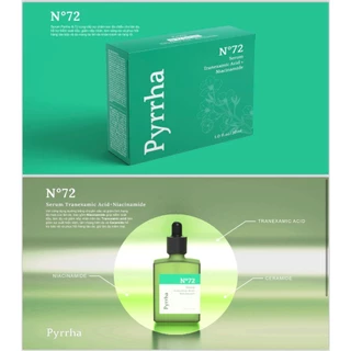 Pyrrha No.72 Serum Tranexamide Acid + Niacinamide (Tinh chất làm mờ thâm nám đều màu da) 30ml