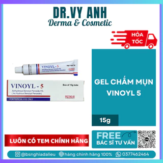 [CHÍNH HÃNG] Gel chấm mụn Vinoyl 5 - BÁC SỸ VY ANH