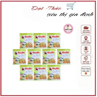 Cháo Gấu Đỏ vị thịt bằm combo 10 gói ×50g