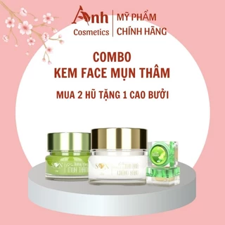 Combo Face Mụn Dưỡng Trắng Da SON NGUYỄN TIÊN Tặng Kèm Cao Bưởi Mini