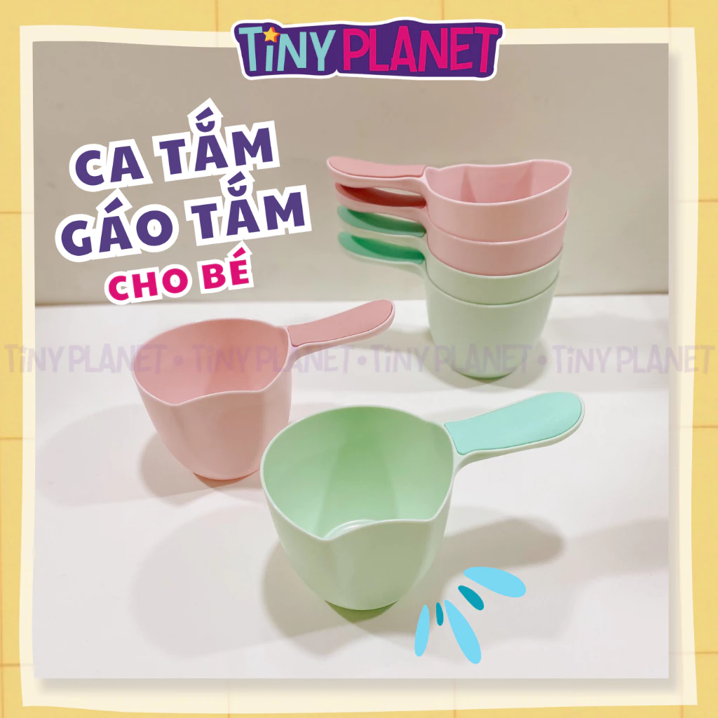 Ca tắm - gáo tắm sơ sinh cho bé