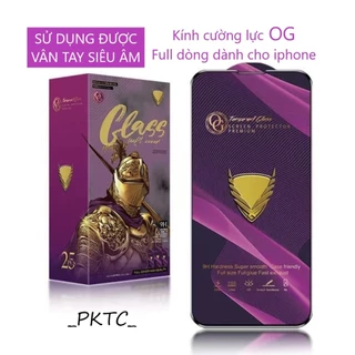 [HCM]Kính cường lực OG dành cho iphone SỬ DỤNG ĐƯỢC VÂN TAY SIÊU ÂM 15/15pro/15promax/15plus/x/xr/xsmax11/12/13/14/7plus