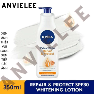 [Gốc 195k Date 09.2025] 350ML Sữa Dưỡng Thể TRẮNG PHỤC HỒI & CHỐNG NẮNG SPF30++ Nivea Extra White Repair & Protect