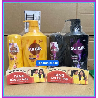 Dầu gội đầu sunsilk 650g hàng tặng tuỳ đợt