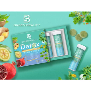 Giảm Cân GREEN BEAUTY DETOX Viên Sủi Giảm Cân, Thải Độc Chính Hãng