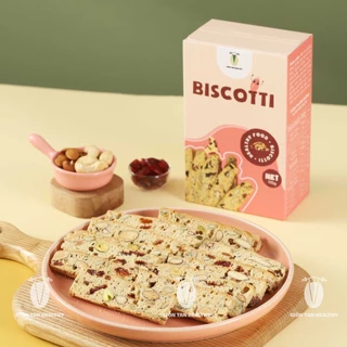 Giòn Tan bánh biscotti eatclean không béo bữa sáng trước tập