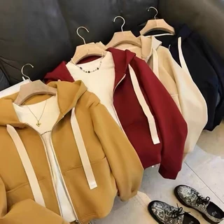 ÁO KHOÁC NỈ HOODIES FORM LỬNG NÓN TO THIẾT KẾ ĐƠN GIẢN CỰC ĐẸP