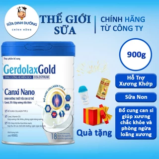 Sữa canxi Gerdolax Gold 900g, Sữa canxi cho người già, Sữa canxi cho người lớn, Sữa xương khớp
