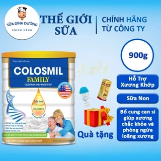 Sữa  Colosmil Family 900g, bổ sung canxi giúp xương chắc khoẻ dẻo dai