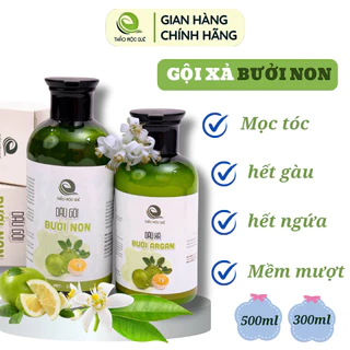 Dầu gội bưởi hết gàu ngứa mềm mượt mọc tóc  500ml + Dầu xả bưởi dưỡng tóc 300ml