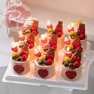 [SIÊU RẺ❤️] – Nến chữ love đỏ - Trang trí bánh sinh nhật bánh kem