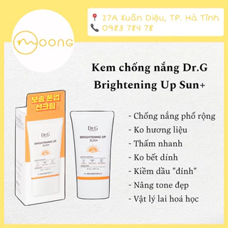 Kem chống nắng kiềm dầu dưỡng sáng da Dr.G Brightening Up Sun+