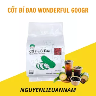 CỐT BÍ ĐAO WONDERFUL túi 600gr pha trà bí đao hạt chia thơm ngon, giá cost thấp