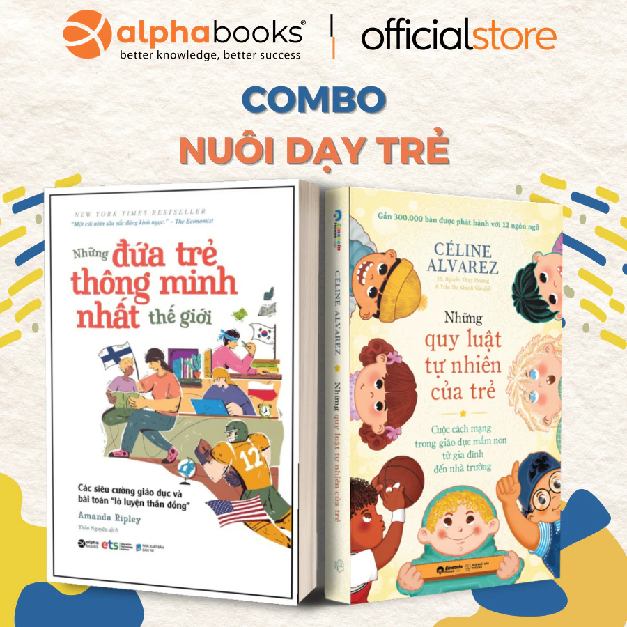 Sách - Lẻ/Combo Nuôi Dạy Trẻ: Những Đứa Trẻ Thông Minh Nhất Thế Giới + Những Quy Luật Tự Nhiên Của Trẻ