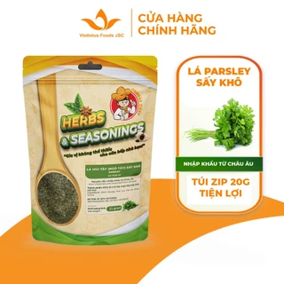 Lá Parsley mùi tây (ngò tây) sấy khô Túi Zip tiện lợi - Nhập khẩu chuyên dụng cho các món Âu