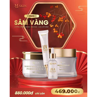 COMBO KEM SÂM VÀNG 4 MÓN (CÓ THẺ CÀO)