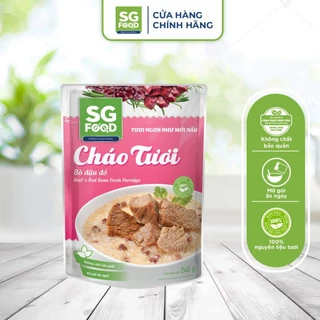 Cháo tươi bò đậu đỏ 270g