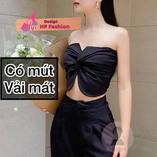 Áo ống xoắn cúp ngực body có mút croptop, áo quây kiểu nữ dáng ngắn tube thun co giãn sang chảnh hàn quốc G701