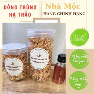 Đông Trùng Hạ Thảo Khô Nhà Mộc Tặng Mật Ong