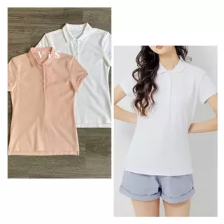 Áo thun polo nữ basic