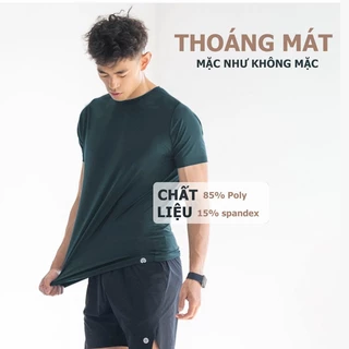 [COMBO 2 ÁO] Áo thun Nam thể thao ALPHA MAN Basic Tee tay ngắn thể thao COOLMAX mát lạnh dày dặn co dãn thoải mái