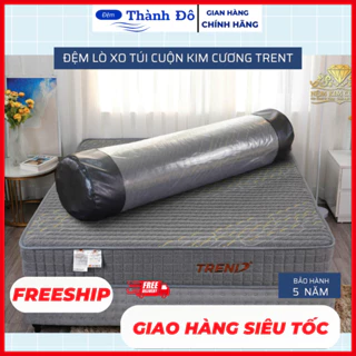 Đệm lò xo túi cuộn kim cương cao cấp TRENT thiết kế nhỏ gọn,hàng chính hãng bảo hành 5 năm