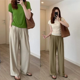 Quần suông S..HO..JO chất Linen nhẹ mềm mát