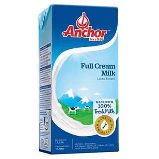 Sữa Tươi Nguyên Chất Không Đường Anchor Hộp 1L