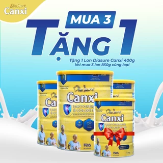 Thực Phẩm Chuyên Biệt DiaSure Canxi (COMBO 3 TẶNG 1 HỘP 400G ) -  Phòng Chống Loãng Xương, Cải Thiện Vấn Đề Xương Khớp