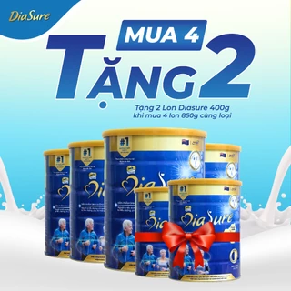 DiaSure (Mua 4 Tặng 2 ) Thực Phẩm Chuyên Biệt Dành Cho Người Tiểu Đường (Sữa Non, Nano Canxi, Protein HMB,..)