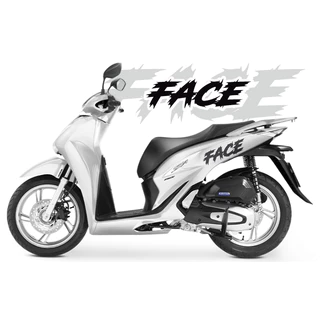 Tem Dán Xe Máy Face, Decal Trang Trí Xe, Sticker Dán Các Vị Trí Trên Xe, Chất Liệu Decal Cao Cấp Chịu Nắng Chống Nước